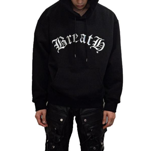 BREATH ブレス EMBROIDERY HOODIE オールドイングリッシュ ロゴ BREATH ブレス EMBROIDERY HOODIE オールドイングリッシュ ロゴ