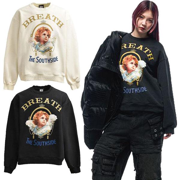 BREATH ブレス SOUTH SIDE ANGEL LOGO CREW SWEAT スウェット BREATH ブレス SOUTH SIDE ANGEL LOGO CREW SWEAT スウェット
