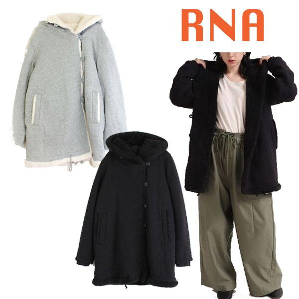 アールエヌエー RNA 裏ボアコート アウター 防寒 ボア ミディアム丈