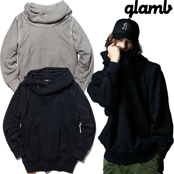 glamb グラム GB0422/CS02 : Big Drape Hoodie ビッグドレープフーディ 