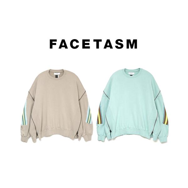 FACETASM（ファセッタズム） FACETASM ZIPPER RIB SWEAT (JOO-SW-U02