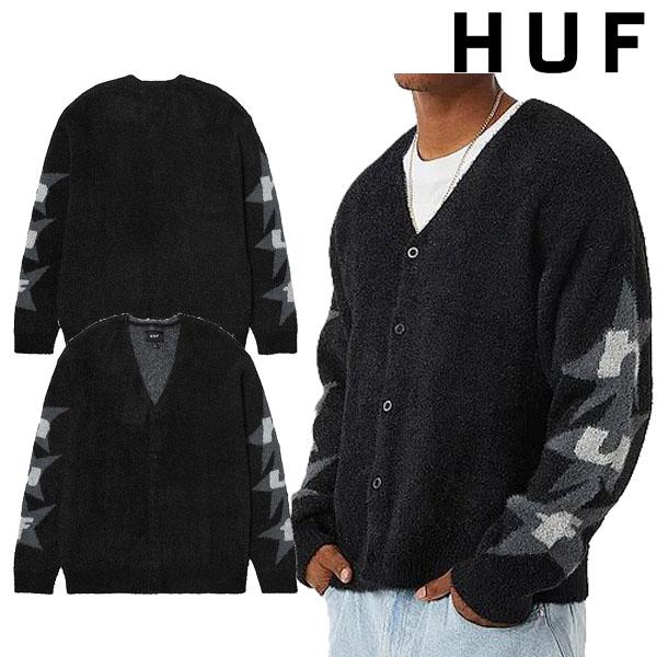 HUF ハフ URSA SHAGGY CARDIGAN シャギー ニット カーディガン HUF ハフ URSA SHAGGY CARDIGAN シャギー ニット カーディガン