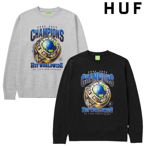 HUF ハフ CHAMPIONS CREWNECK 裏起毛 トレーナー スウェット