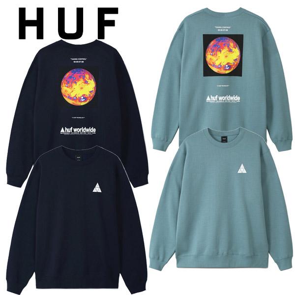 ハフ Huf Talking Control Crew トーキング コントロール クルーネック スウェット トレーナー 地球 メンズ ストリート スケート ブランド Pf Faithstore 通販 Yahoo ショッピング