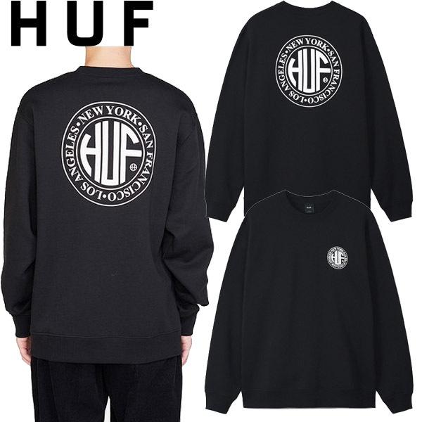 ハフ HUF REGIONAL PUFF CREWNECK 裏起毛 トレーナー スウェット クルーネック ビッグサイズ ベーシック メンズ ストリート スケート ブランド ハフ HUF REGIONAL PUFF CREWNECK 裏起毛 トレーナー スウェット クルーネック ビッグサイズ ベーシック メンズ ストリート スケート ブランド