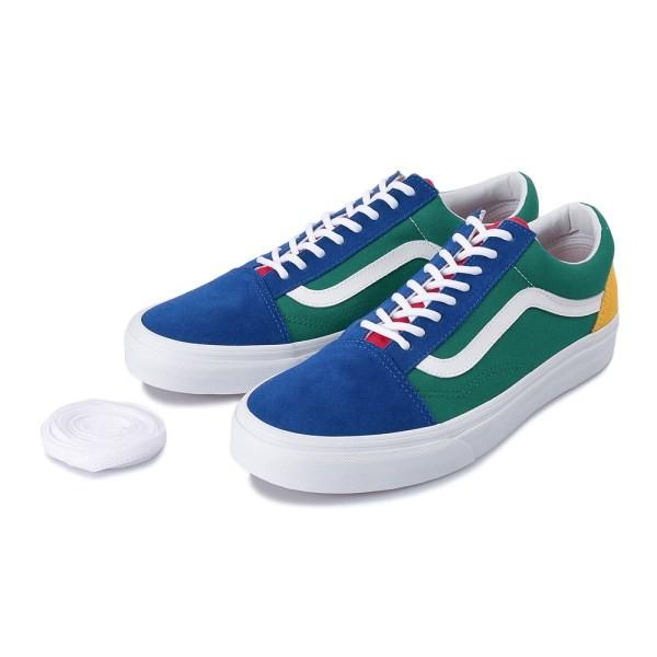 vans blue and green