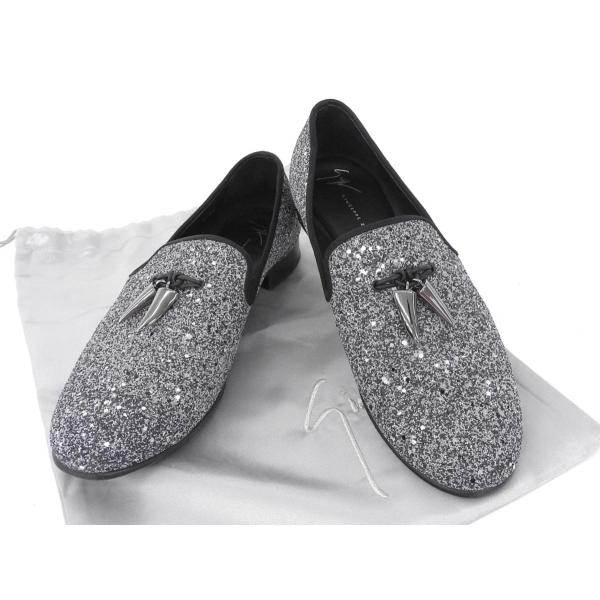 美品【GIUSEPPE ZANOTTI ジュゼッペザノッティ】 メンズ グリッター