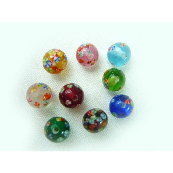 国産とんぼ玉8mm球 (クリアー) 9002/8（1個） 手芸材料 : てづくり