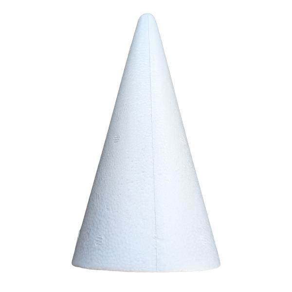 発泡スチロール 円錐LO（直径93ｍｍ×高さ178ｍｍ）（1個) ツリー タワー