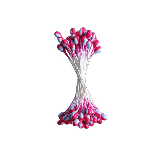 ペップ 花芯 花材 赤い蕾4mm (50本)