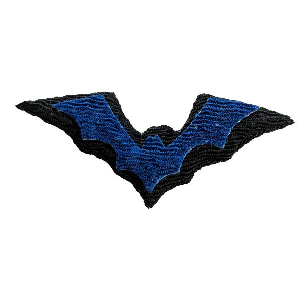 ハロウィン パーツ ちりめん細工 空飛ぶコウモリ（1個） : てづくり