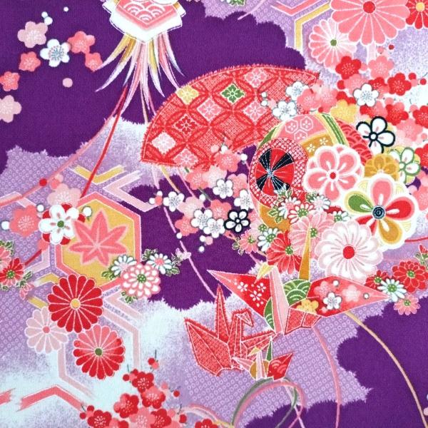 ミニチュア着物 紫地姫柄 ゆらっちページ ミニチュア着物 紫地姫柄