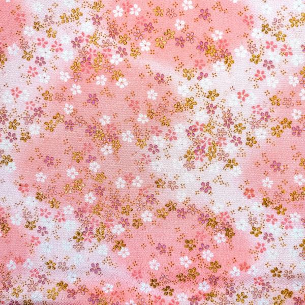 ちりめん細工、ちりめん小物に最適です。衣料用には向きません。洗濯できません。＜ちりめん細工を作る時のポイント♪＞・ちりめん生地のしぼの横目を作品の横にあわせるときれいに仕上がります。・作品が皺にならないためにはよく引っ張って貼り付けてね。材...