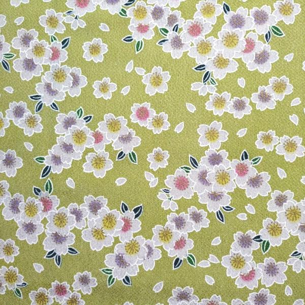 ちりめん細工、ちりめん小物に最適です。衣料用には向きません。洗濯できません。＜ちりめん細工を作る時のポイント♪＞・ちりめん生地のしぼの横目を作品の横にあわせるときれいに仕上がります。・作品が皺にならないためにはよく引っ張って貼り付けてね。大...