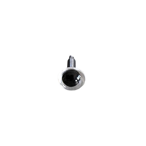 さし目　眼　あみぐるみ　ぬいぐるみ　人形　クリスタルアイ 10.5ｍｍ(ストレート）(1個)クリアー