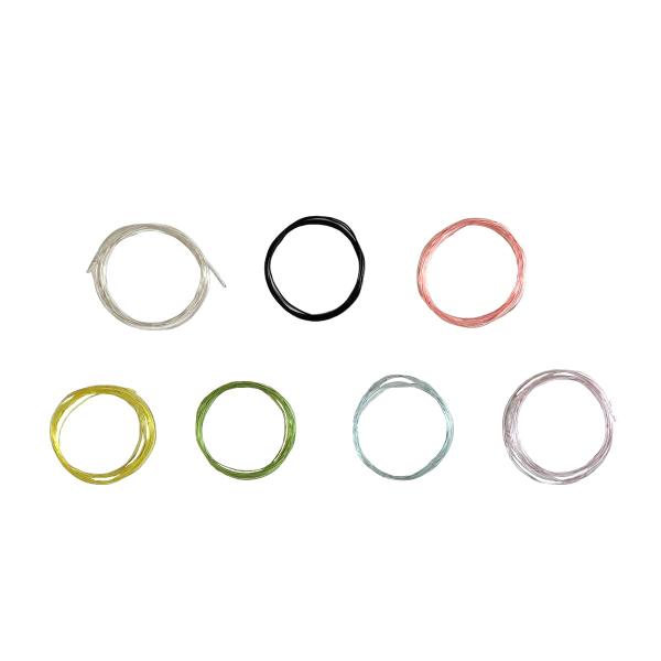 透明ゴムコード 0.8ｍｍ（1ｍ）（モビロンゴムコード） ブレスレットゴム