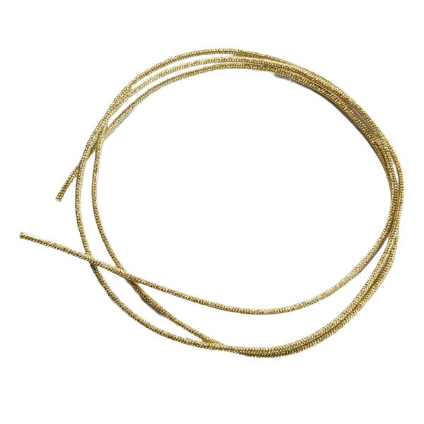 紐 ソフト金唐打中（3本持）NO51（太さ約2〜3mm） 100cm １本 手芸材料 ちりめん細工 つまみ細工 七五三 成人式 和装 髪飾り ヘアアクセサリー