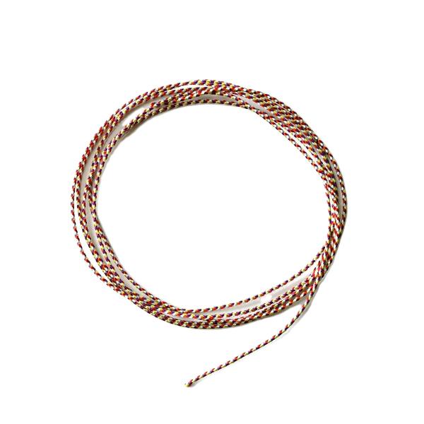 四つ打ち紐 4色ミックス（太さ約1mm）100cm  (1本)