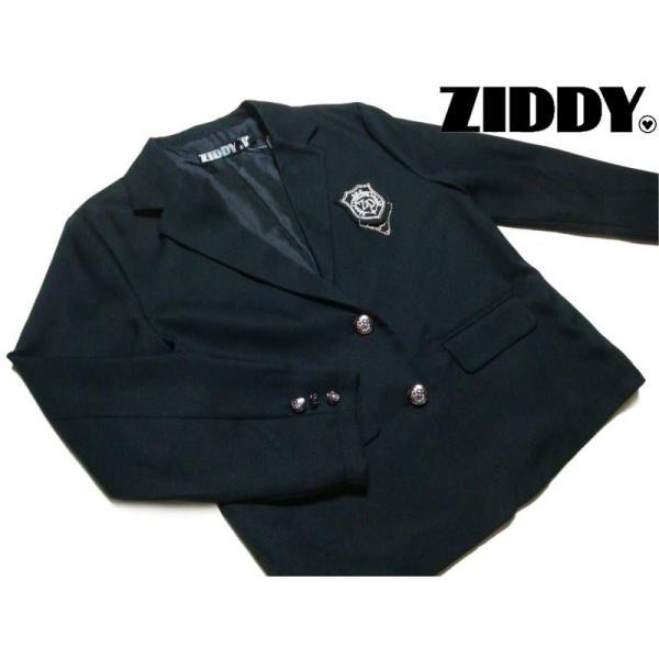ZIDDY 卒服 卒業式 テーラードジャケット チェーンエンブレムバッジ  