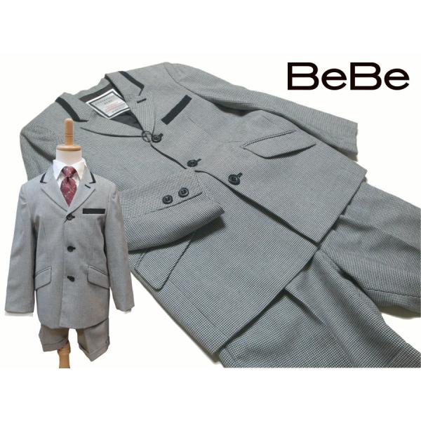 BeBe（ベベ） ジャケット ハーフパンツ スーツ 千鳥格子 卒園 入学