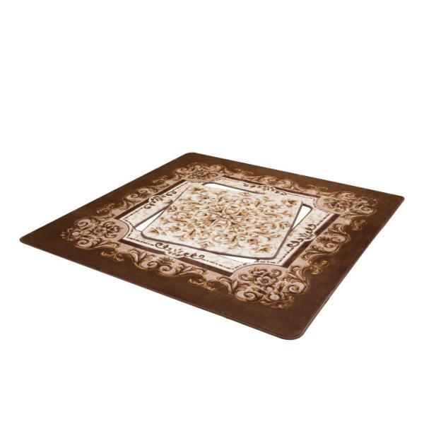 エレガンスな柄がお部屋を華やかにする掘こたつカーペット。柄が浮き出るカービング加工で立体感を演出。程良いクッション性の あるウレタンフォームを使用した踏み心地の良いカーペットです。カービング加工であたたかソフトな肌ざわり。洗濯機で洗えて い...