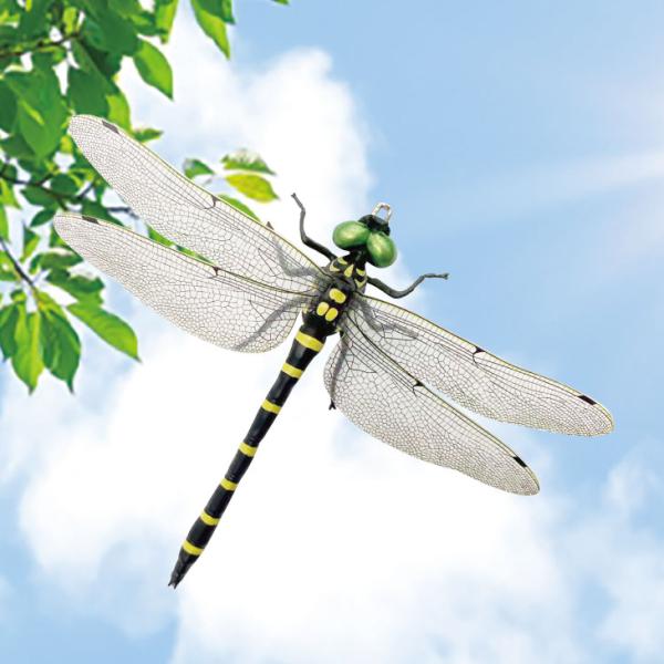 虫よけ 鬼ヤンマ 2個組 オニヤンマ 虫除け グッズ 害虫対策 アウトドア キャンプ 庭 ベランダ 釣り ゴルフ 殺虫剤不使用 安全