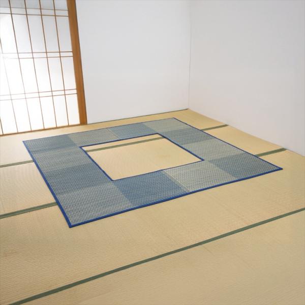 掘りごたつ対応！い草センターラグ 191×300cm掘りごたつをより快適にする、サラッとした肌触りのい草センターラグです。裏面は床を傷つけにくい不織布貼りなので、置く場所を選びません。こたつ布団を使わない夏場でも、い草の心地よい肌触りを楽し...