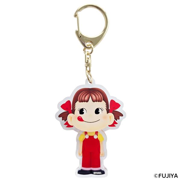 不二家（FUJIYA） 公式 ふりふりペコちゃんアクリルキーホルダー ペコ