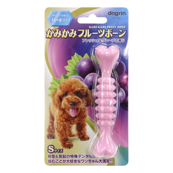 骨型＆突起の特殊デンタル形状！噛み応えのあるハードタイプ！フレッシュなグレープの香り！・噛み応えのあるハードタイプで、満足感のある噛み心地です。・楽しく遊びながら口内のお掃除や歯茎を刺激してマッサージ効果も得られます。・おいしそうな香りがた...