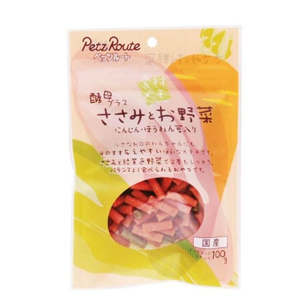 他サイト： ペッツルート 素材メモ ささみとお野菜 100ｇ(66201414)の商品画像