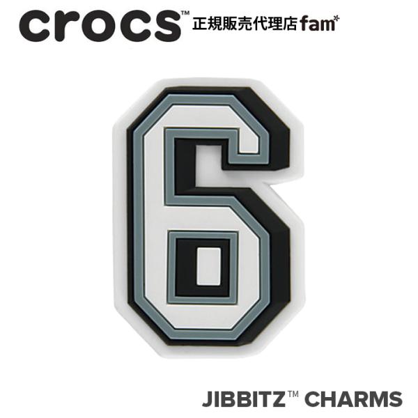 ジビッツ クロックス crocs【アクセサリー jibbitz ジビッツ】NUMBER 6