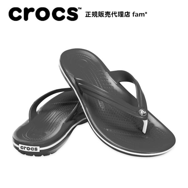 クロックス crocs【メンズ レディース サンダル】Crocband Flip/クロックバンド フリップ/ブラック｜##  :11033-001-2700:crocs正規販売代理店 fam 通販 