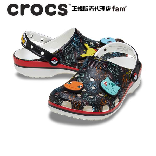 クロックス crocs【メンズ レディース サンダル】Pokemon Print Classic Clog/ポケモン プリント クラシック クロッグ|211343｜##