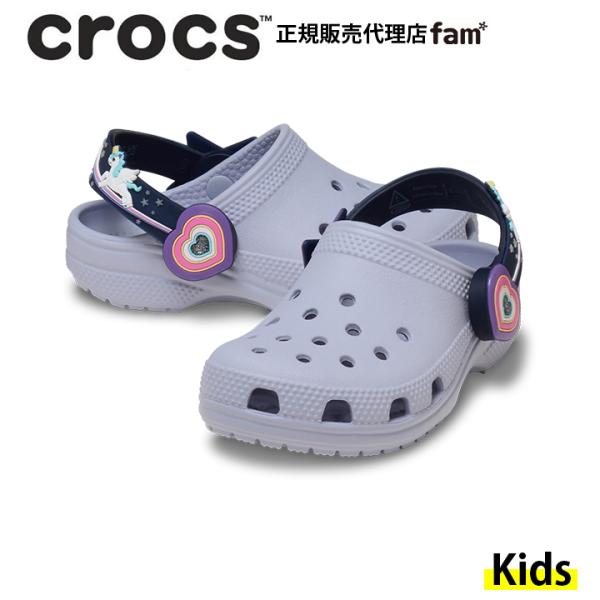 クロックス crocs【キッズ サンダル】Classic Imagination Lights Backstrap Clog T/クラシック イマジネーション ライツ バックストラップ クロッグ T｜##