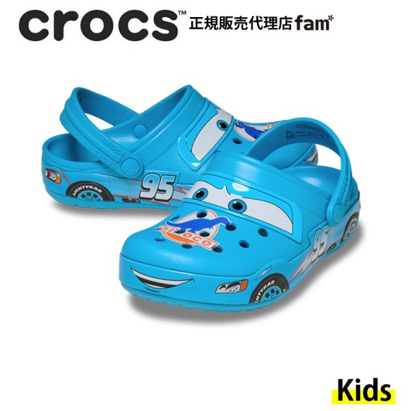 クロックス crocs【キッズ サンダル】Lightning McQueen Dinoco T/ライトニング マックィーン ダイナコ クロックバンド トドラー/213584｜##
