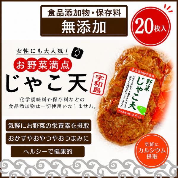 野菜じゃこ天 無添加 20枚入 お取り寄せ 魚 バーベキュー ギフト グルメ 美味しい ヘルシー おつまみ 珍味 海鮮 かまぼこ お酒のつまみ 肴