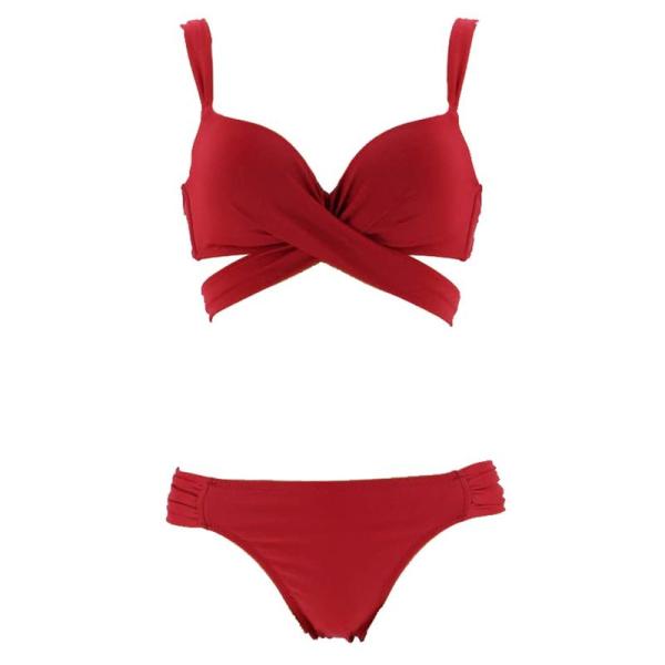 ビキニセット ワコール共同開発 ノンワイヤーなのにぷっくり美胸を作る  WI M1