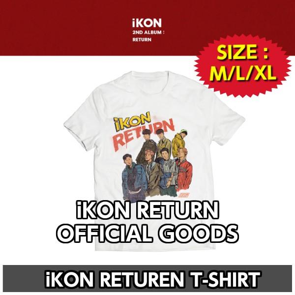 iKON RETURN OFFICIAL GOODS [ Tシャツ(デザイン) T-SHIRTS(TYPE1