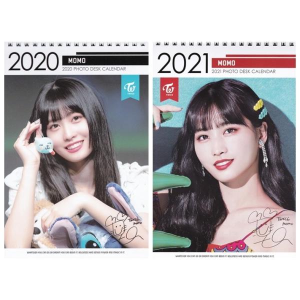 Twice モモ Momo 21年 2年間卓上カレンダー 21 K Star Photo Desk Calendar 21 Momo21 韓流shop Fani 通販 Yahoo ショッピング