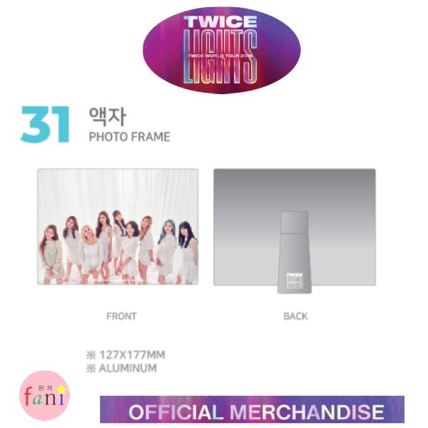 TWICE （トゥワイス） [PHOTO FRAME] LIGHTS TWICE WOLRD TOUR 2019 OFFICIAL GOODS twice 公式グッズ