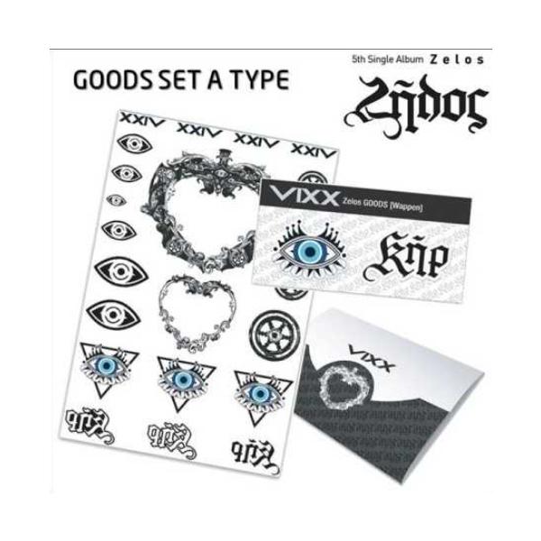 VIXX TATOO Sticker & WAPPEN / ZELOS GOODS SET ヴィックス タトゥーステッカー ワッペン