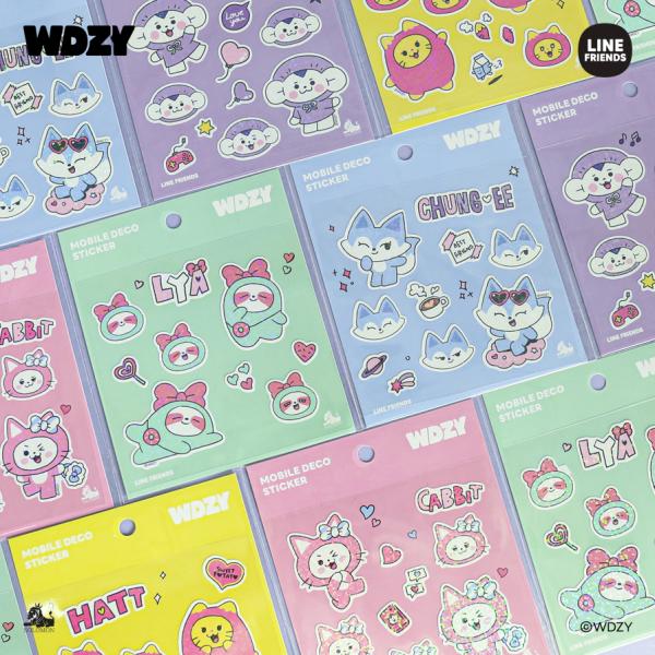 WDZY モバイルデコステッカー / MOBILE STICKER メンバー別５種類 シール