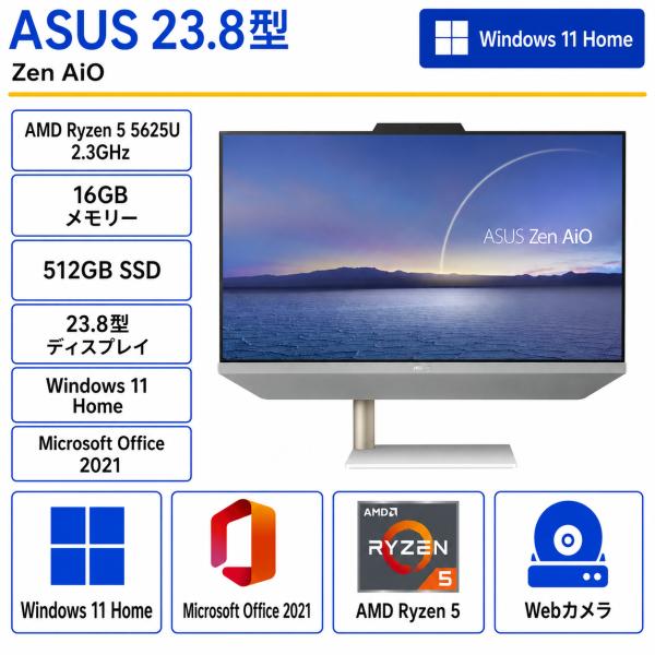ASUS（エイスース） デスクトップパソコン ASUS ZenAiO 24 M5401WYAK