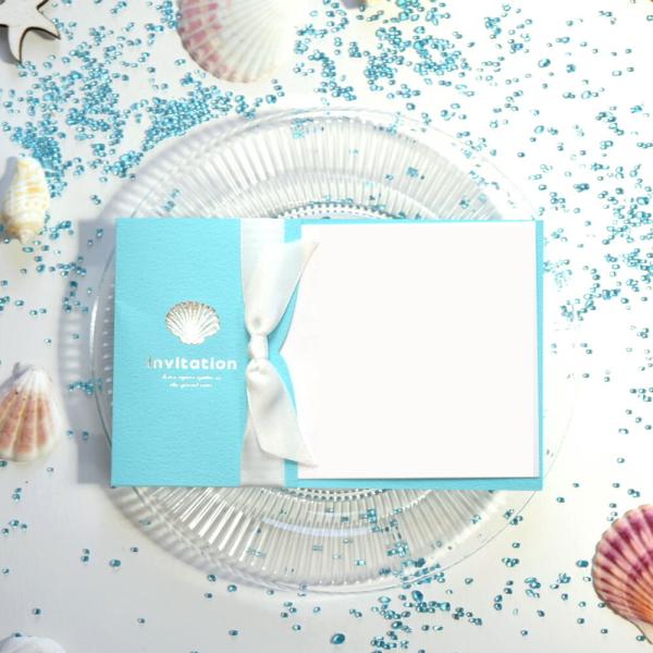 シェル 招待状 手作りキット 印刷なし 50部セット 結婚式 披露宴 パーティー 会食 インビテーションカード ペーパーアイテム ウェディング テンプレート 無料 Gas Shell Invi Fanmary ファンメアリー 通販 Yahoo ショッピング