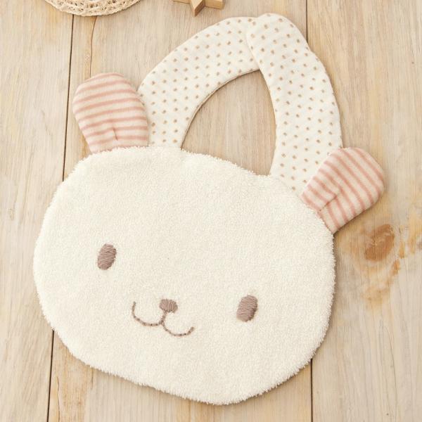 信憑 ベビー用品 手作りキット にっこりウサギのスタイ オーガニック 手芸