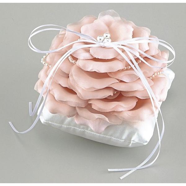 リングピロー エンジェル クッション フラワータイプリングピロー ピンク 手作りキット Userguest Com