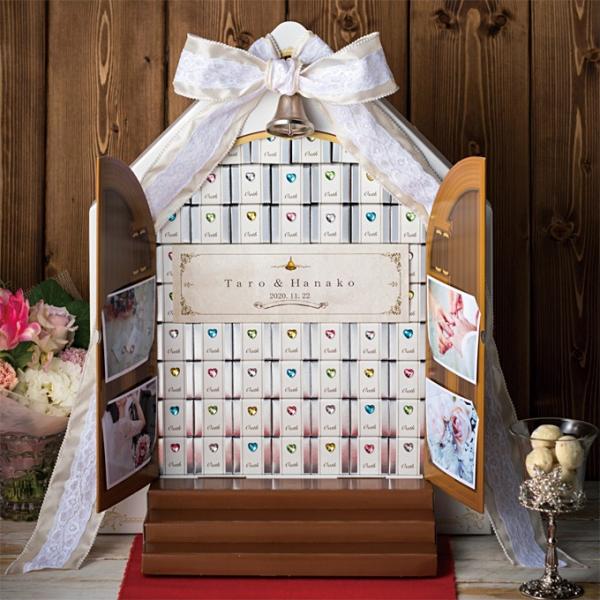 お返し お礼 プチギフト 本物 おしゃれ ウェルカム 披露宴 La ウエディングベル 誓いの教会 B Pur