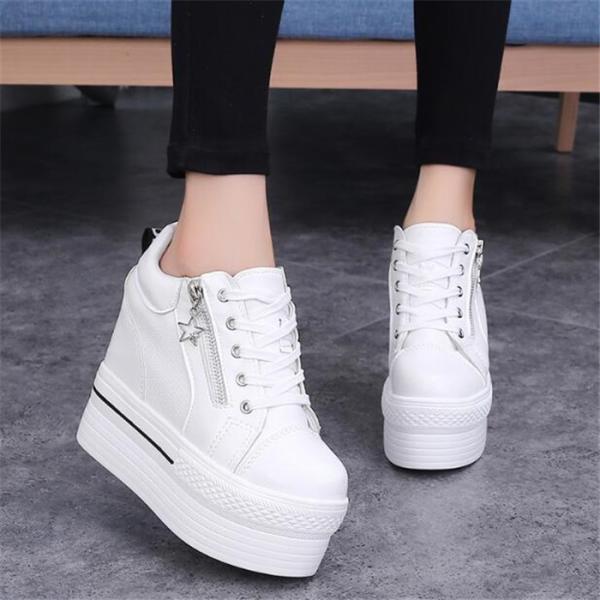 厚底 スニーカー レディース インヒール スニーカー 秋物 冬物 黒 白 スニーカー 3 の価格と最安値 おすすめ通販を激安で