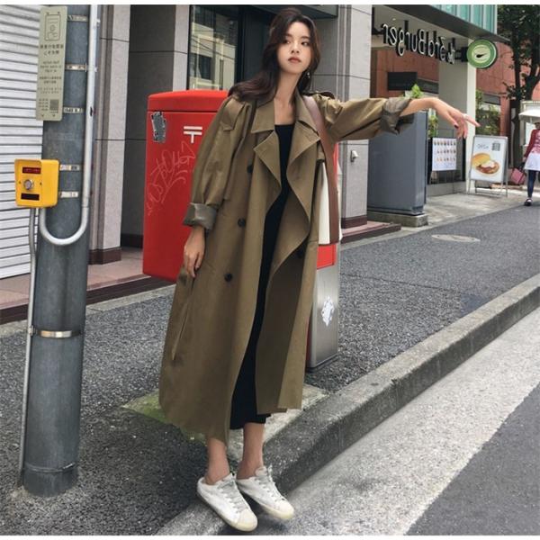 トレンチコート コート レディース トレンチ ロング アウター 春 スプリングコート 二次会 結婚式 お呼ばれ 大きいサイズ 代 30代 40代 50代 プレゼント Hfy2419feb555 松田商事 通販 Yahoo ショッピング
