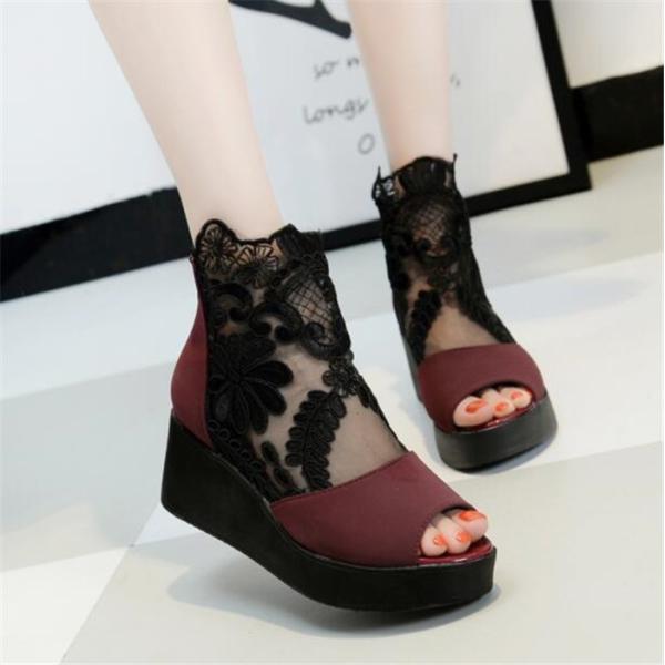 サンダル レディース 厚底 シースルー メッシュ サマーブーツ メッシュ入り 厚底サンダル サマーブーツ夏ブーツサンダルブーサン Buyee Buyee Japanischer Proxy Service Kaufen Sie Aus Japan